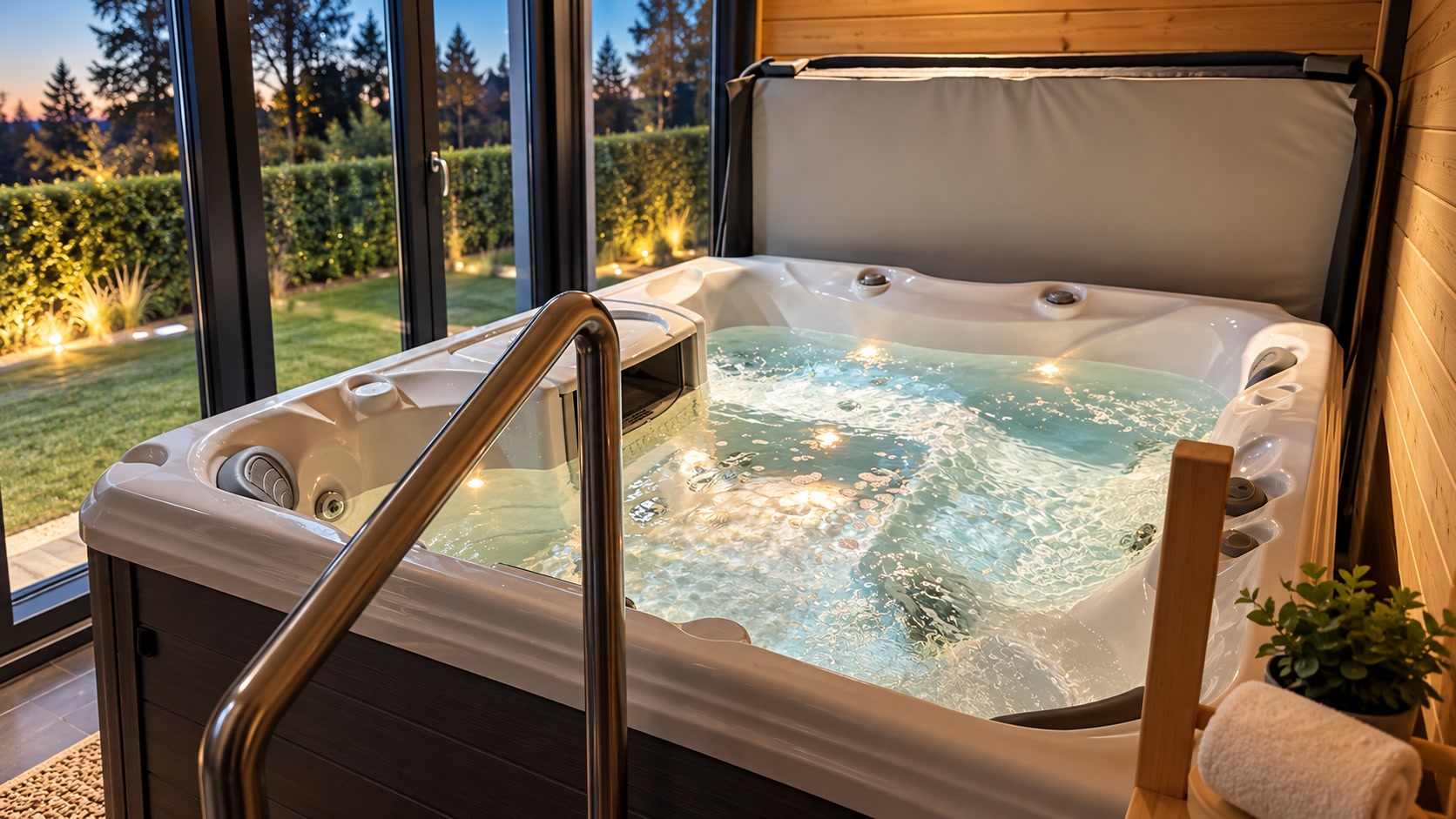 Jacuzzi w prototypie Fabryki SPA
